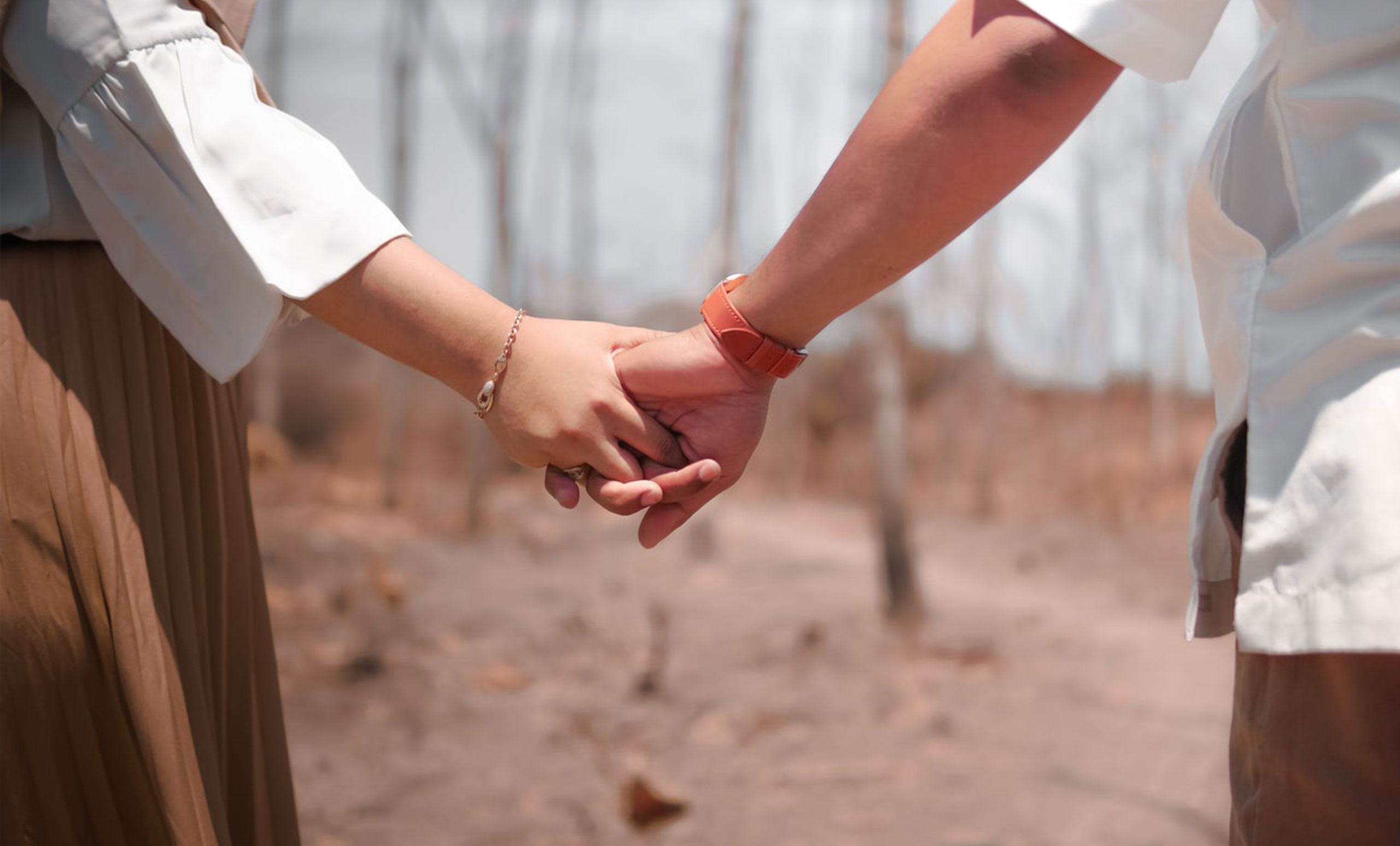 Couple holding hands Couple holding hands
